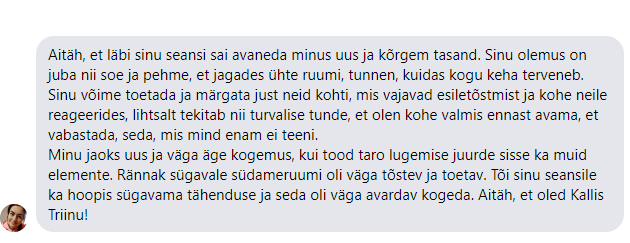 tagasiside taro kaardid kaardiseanss abi